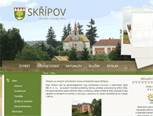 Tablet Screenshot of ou-skripov.cz